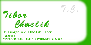 tibor chmelik business card